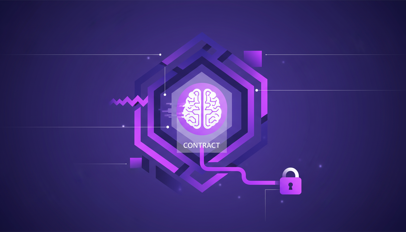Modern illustration of navigating government procurement, highlighting AI concepts and government contracts.