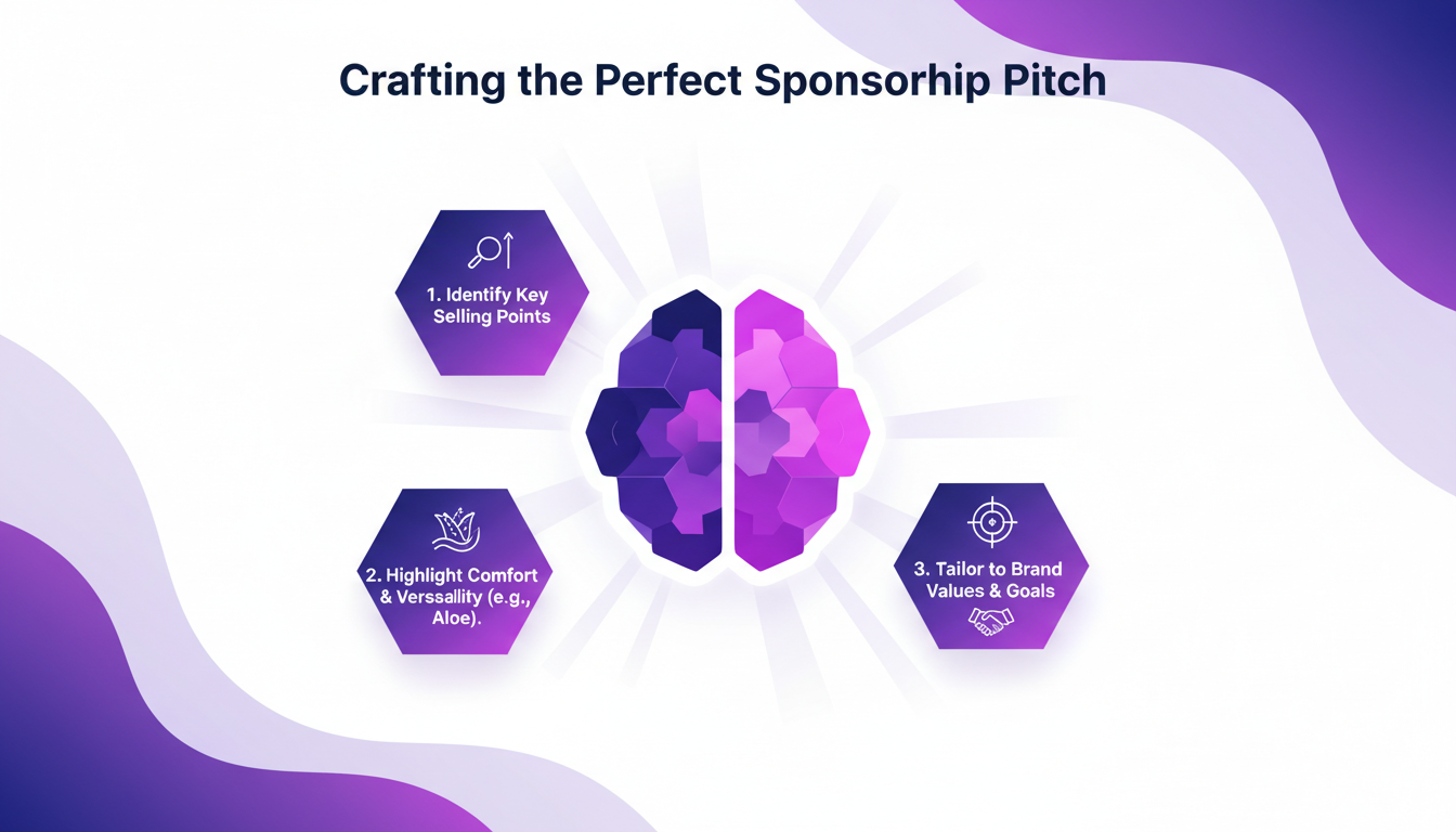 Modern illustration of the perfect pitch with geometric shapes, highlighting innovation and Aloe product versatility.