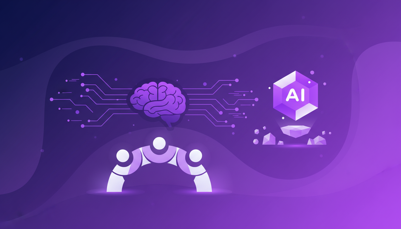 Modern illustration depicting emotional impact and motivation in a project, featuring geometric shapes and subtle gradient overlays.