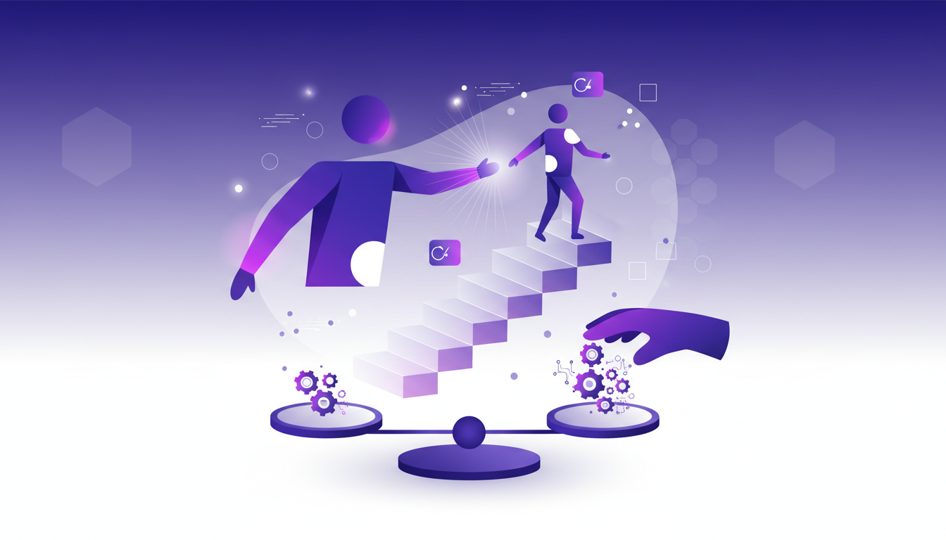 Modern illustration of mentorship and skill development, highlighting the importance of mentorship in Timothy's growth.