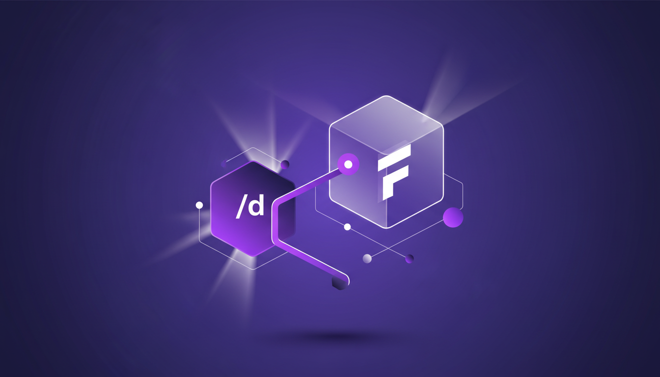 Modern illustration of a custom FastAPI route, smooth integration with webhook notifications, indigo and violet palette.